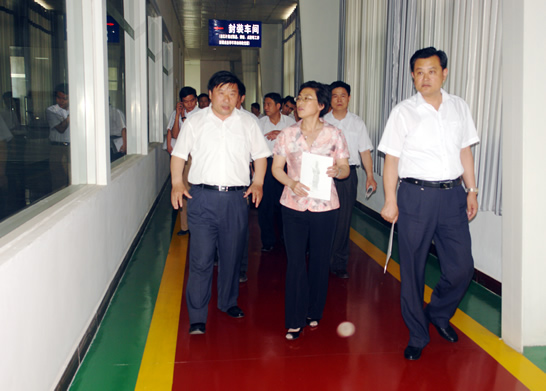 ，濟(jì)寧市政府副市長(zhǎng)陳穎率市科技進(jìn)步考核組來(lái)汶上縣考核2009—2010年度科技進(jìn)步工作