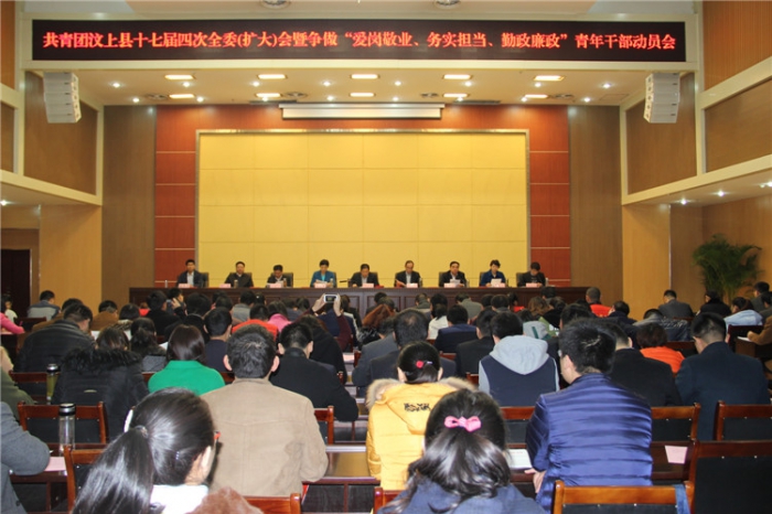 共青團汶上縣十七屆四次全委（擴大）會暨爭做“愛崗敬業(yè)、務(wù)實擔(dān)當(dāng)、勤政廉政”青年干 ...